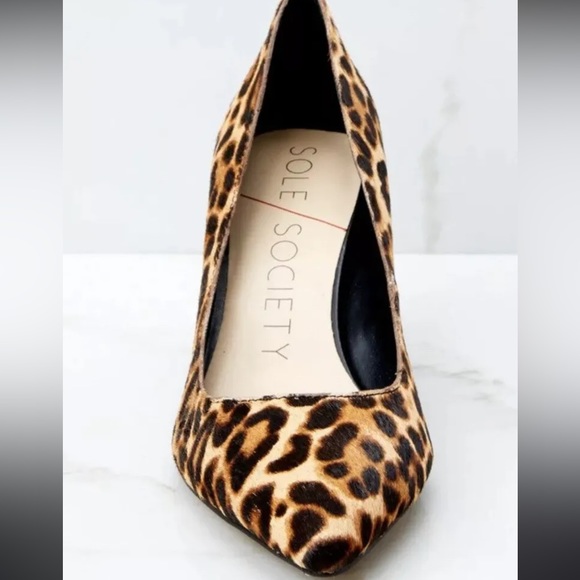 Leopard print small heel - Picture 1 of 4